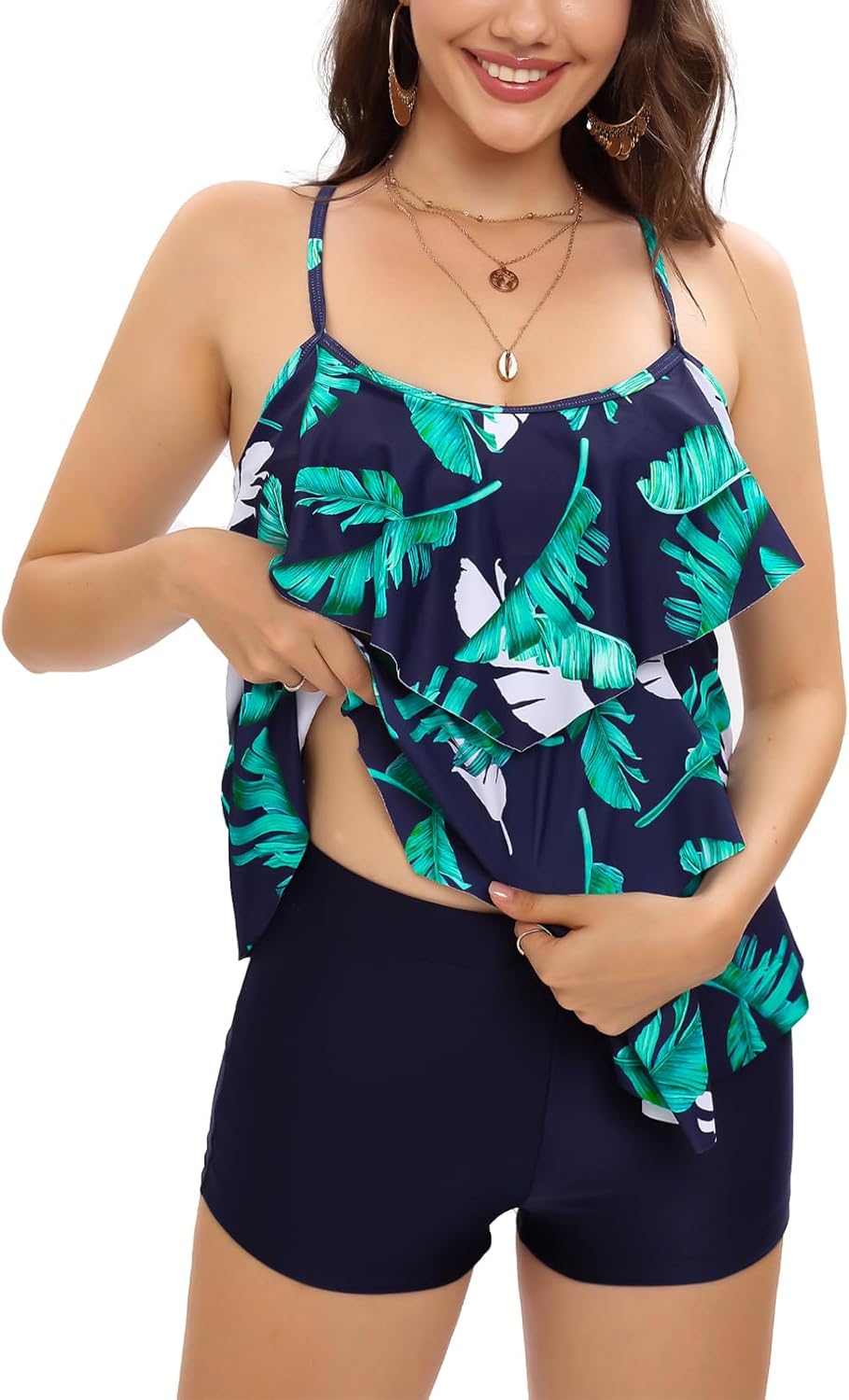 MAILLOT + SHORT TANKINI