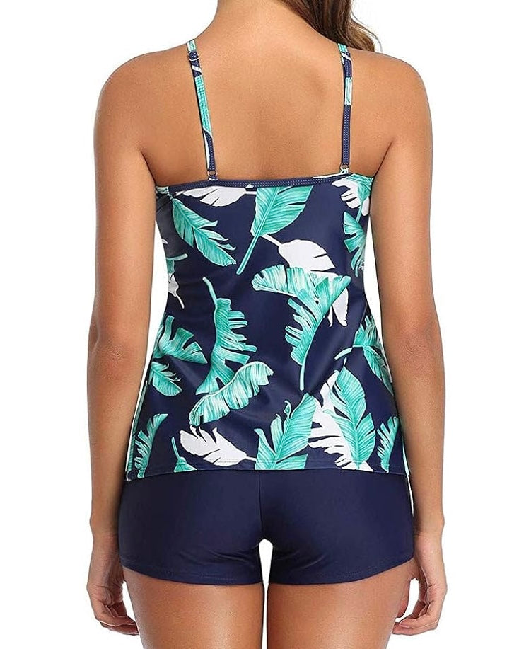 MAILLOT + SHORT TANKINI