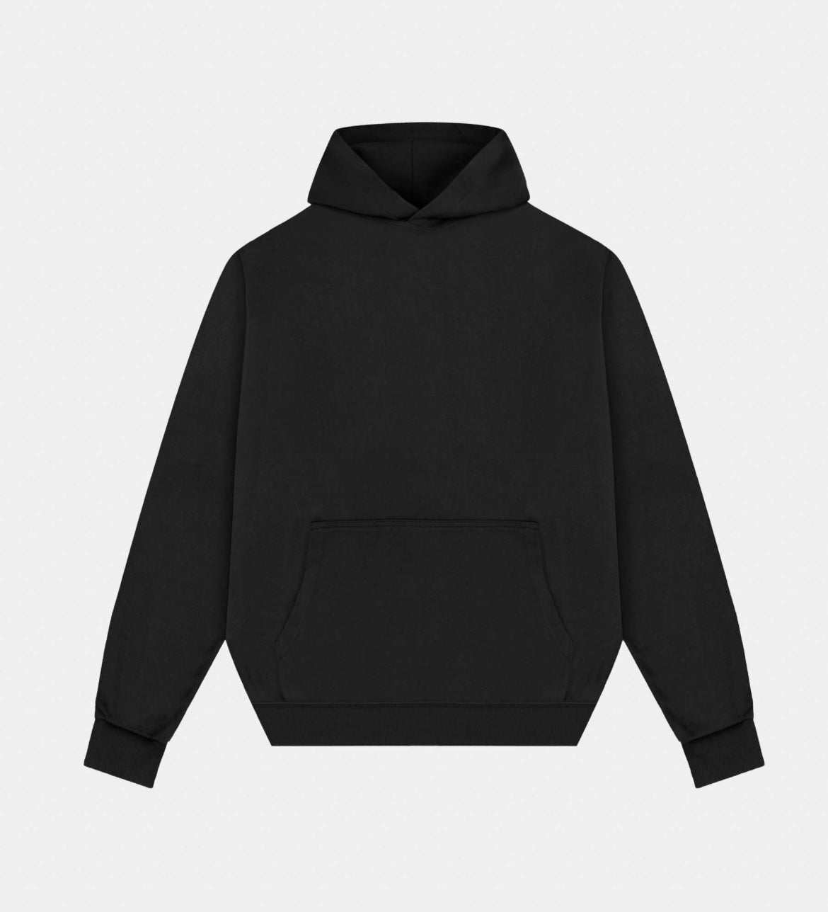 Hoodie Oversize Minimaliste Noir