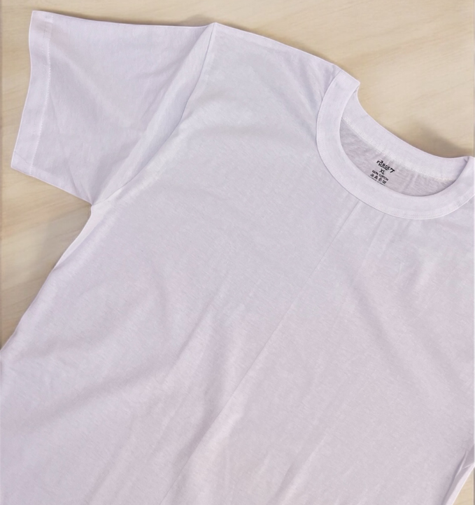 PACK (x6) T-shirts col rond blanc