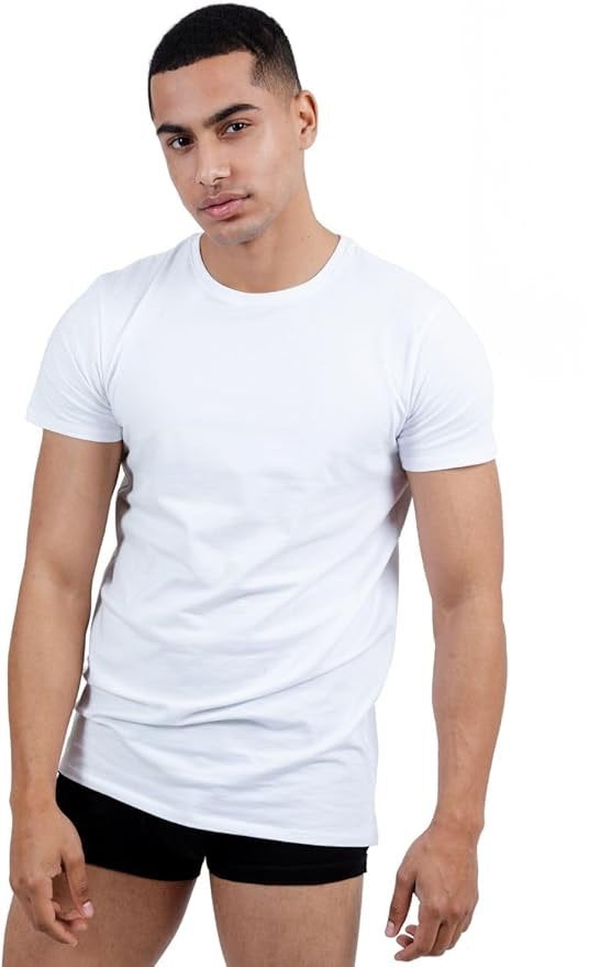 PACK (x6) T-shirts col rond blanc