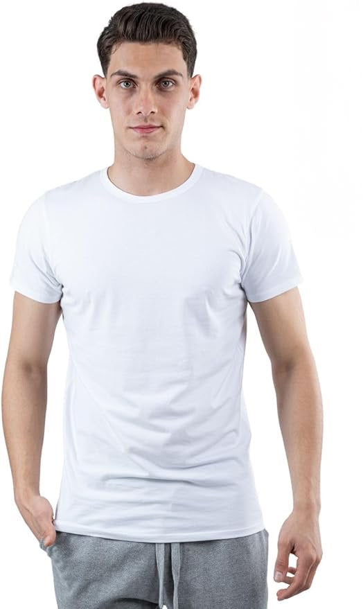 PACK (x6) T-shirts col rond blanc