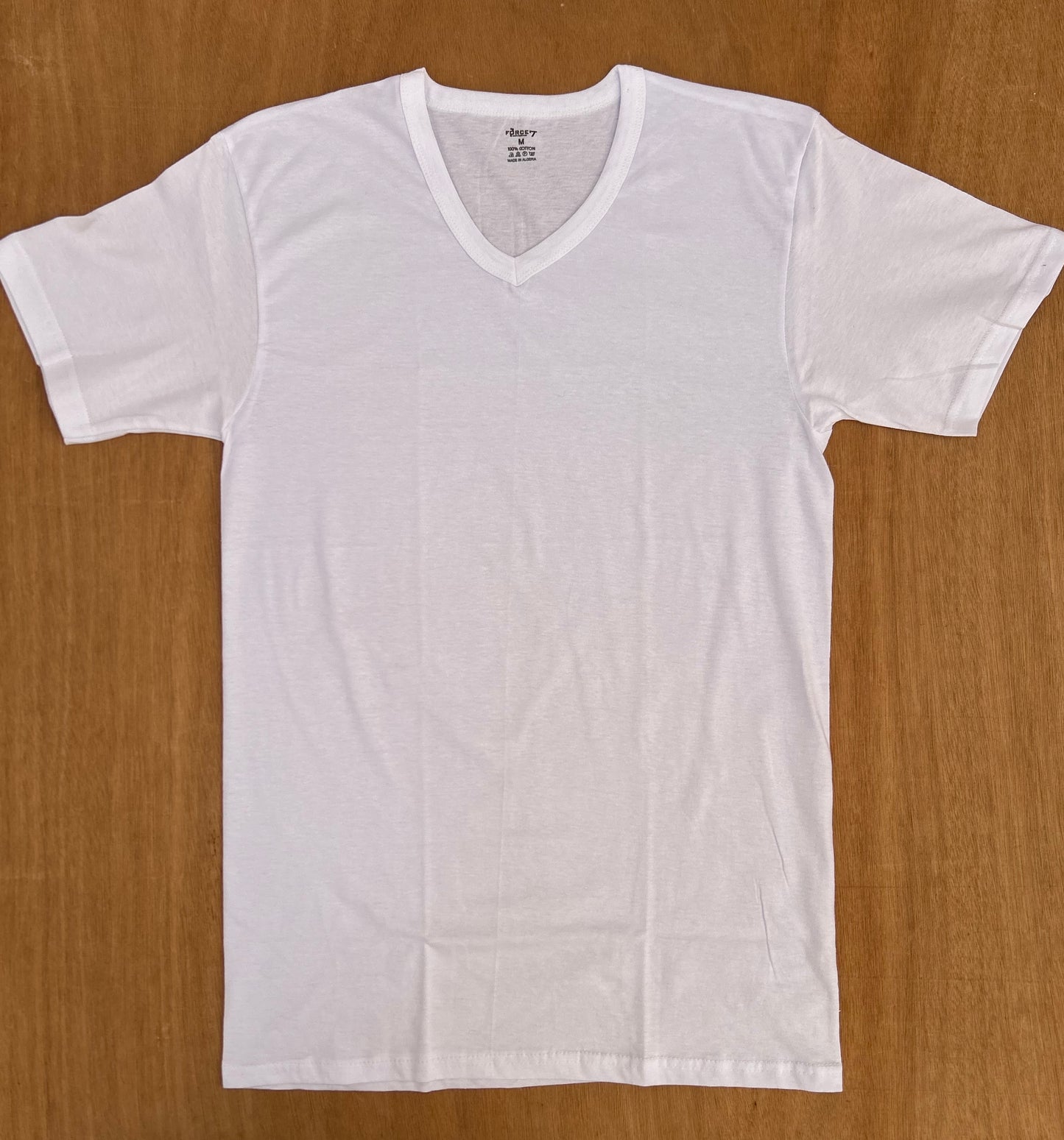 PACK (x6) T-shirts col V blanc