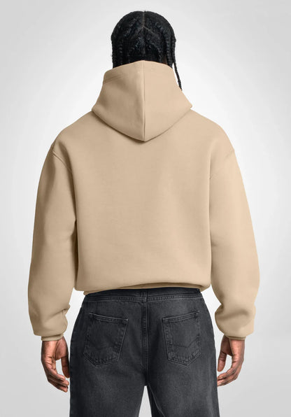 Hoodie Oversize Minimaliste Beige