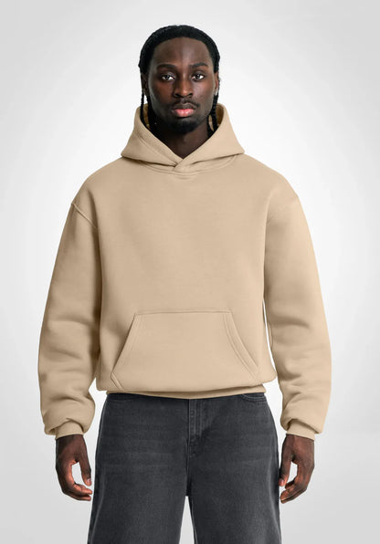 Hoodie Oversize Minimaliste Beige