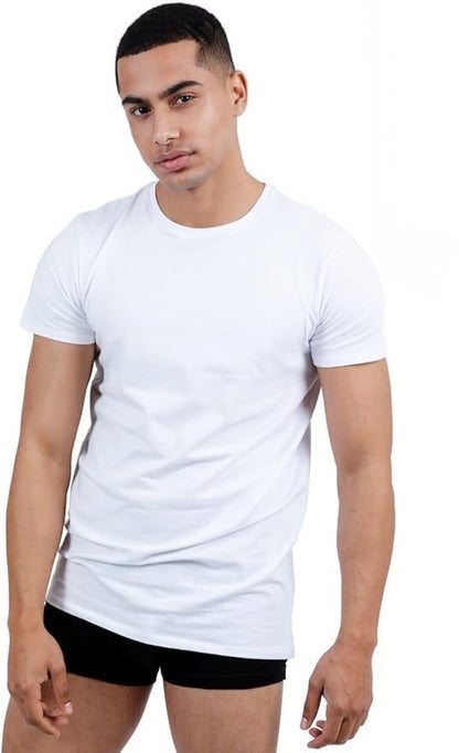 PACK (x6) T-shirts col rond blanc